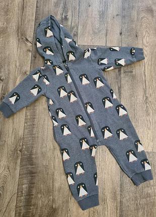 Теплый комбинезон человечек next 82 р