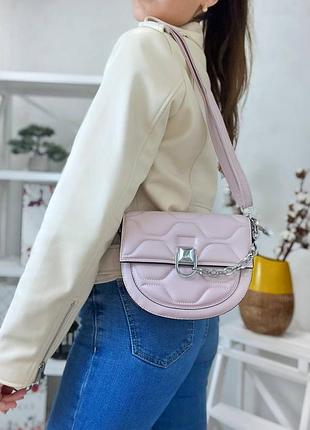 Распродажа 🏷 повседневная маленькая стеганая сумка на плечо с цепочкой полукруглая