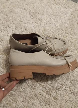 Мокасины туфли кожаные m&s collection