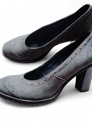 Натуральная замша! изысканные женские туфли производства итальялии