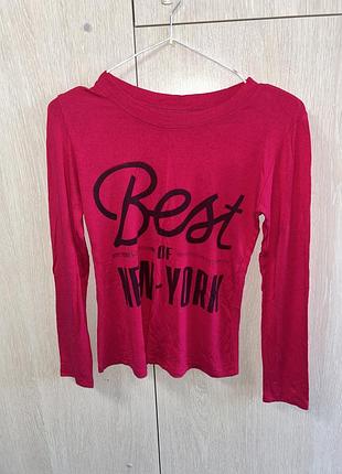 Кофта 😍  жіноча червона м б/у лонгслів