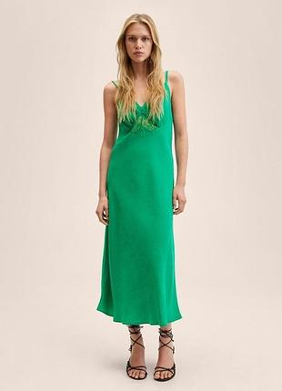 Дуже красива сукня в білизняному стилі від mango