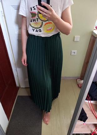 Плисерированная юбка миди miao moda