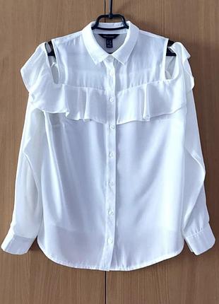 New look нарядна блузка з рюшами