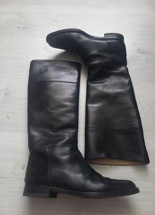 Осінні сапоги шкіра