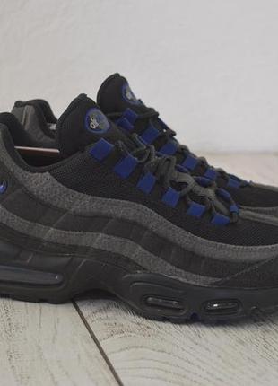 Nike air max 95 чоловічі кросівки чорно сірі оригінал 43 розмір