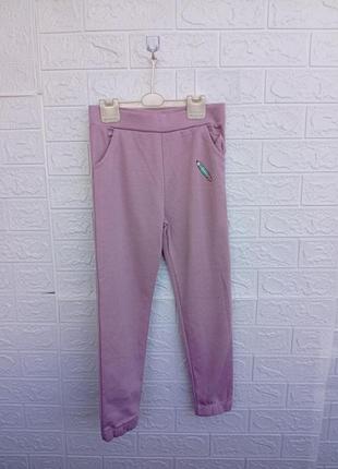 Спортивные штаны на 8 лет с 128 см штанишки без утепления