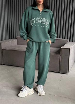 Преміум якість 💋 об'ємний стильний костюм, оверсайз, худі та джоггери, спортивний штани