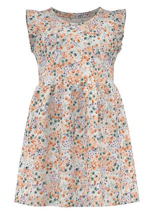 Сукня сарафан lupilu на дівчинку р.98-104, 2-4 роки, квіти *20370*