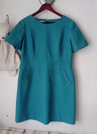 Платье hobbs. шерсть, вискоза.