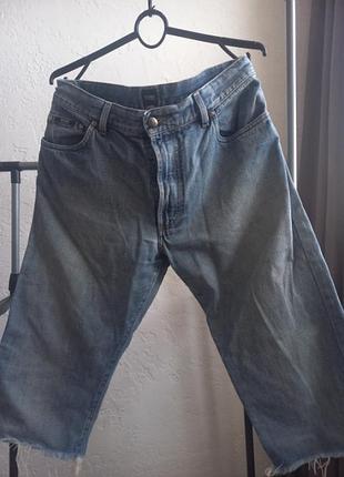 Джинсовые бриджи