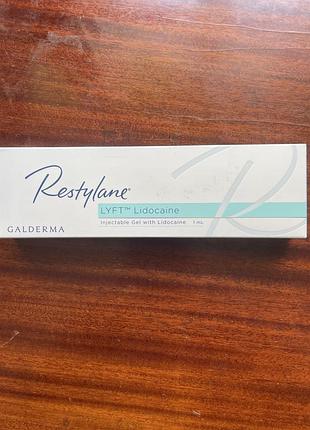 Restylane lyft lidocaine