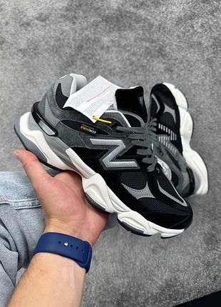 👟 жіночі кросівки new balance 9060 black grey white cordura  👟