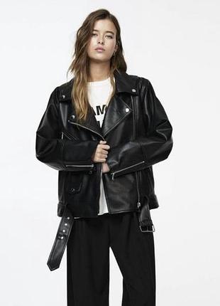 Кожанка куртка косуха pull&bear
