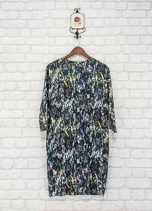 Платье хлопковое свободного кроя мини платье