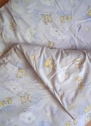 Одеяло с пододеяльником детское