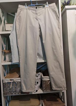 Хлопковые женские брюки 44-46 европ