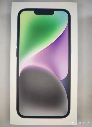 Коробка apple iphone 14, midnight 128gb, a2882 mpuf3zd/a
