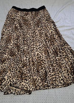 Юбка леопардовая юбка леопардовая размер м