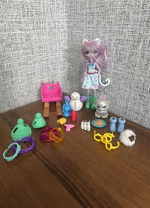 Набір з адвент-календаря enchantimals час святкових чудес