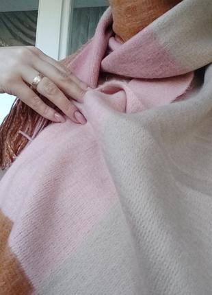 Гарний м'який шарф у теплвй осінній палітрі 🍁🍂🍁