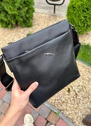 Чоловіча шкіряна барсетка ,сумка через плече