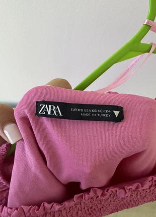 Рожева сукня zara розмір xs