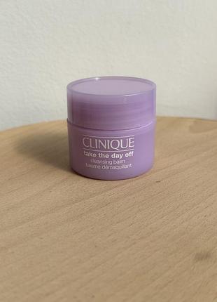 Бальзам для зняття макіяжу clinique take the day off cleansing balm travel 15ml