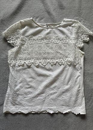 Блузка мереживна