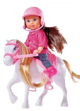 Simba evi love pony набор куколка еви любит пони новый