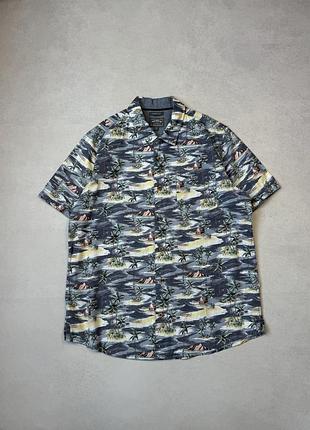 Гавайская рубашка fatface мужская гавайка (оригинал)