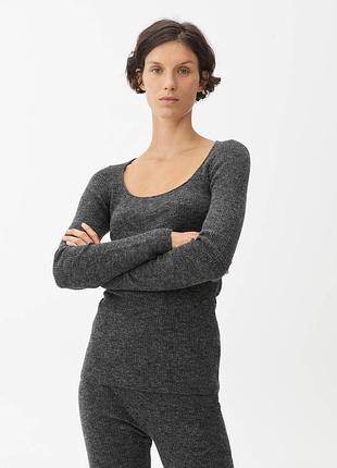 Лонгслив arket шерсть альпака