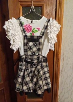 Сарафан с блузкой