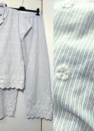 Домашній костюм,піжама з вишивкою