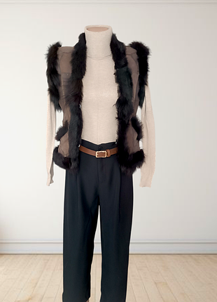 Жилет безрукавка на овчине