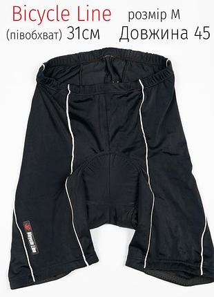 Велошорти з памперсом, велотруси, велосипедні шорти, велоформа, велоодяг bicycle line розмір m