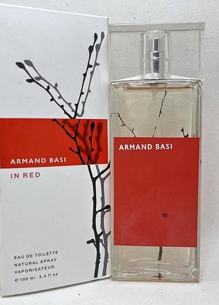 Жіноча туалетна вода armand basi in red (арманд баси ін ред) 100мл