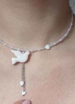 Стильное патриотическое колье чокер