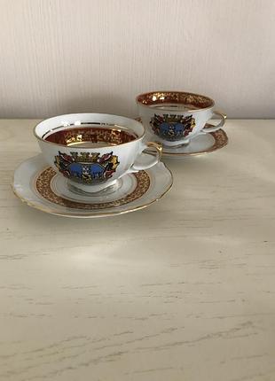 Дві порцелянові кавові пари баварія