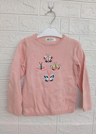 Кофта на девочку 3-4 года 98-104 см