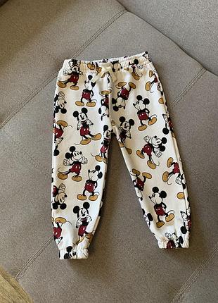 Штани з міккі на 2-3 роки primark