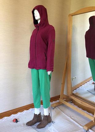 Жіночий теплий вовняний кардиган- куртка