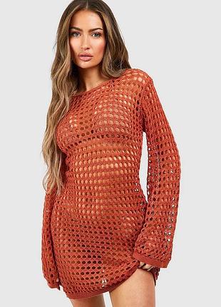Нова пляжна сукня туніка в стиле zara пляжная туника на купальник