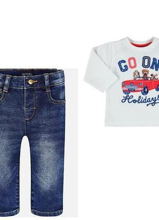 Комплект: джинси+ реглан