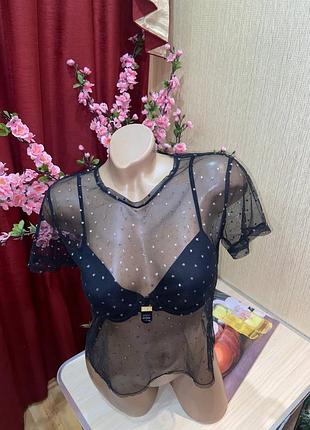 Футболка топ сетка forever 21 p.s