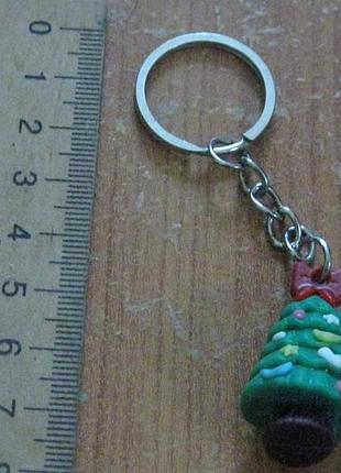 Брелок рождественская елка