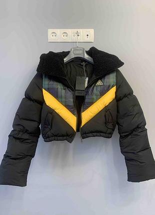 Пуховий короткий бомбер puma fenti rihanna.