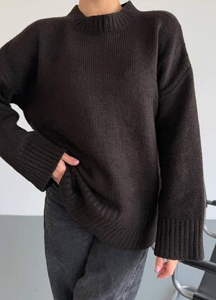 Женский свитер свободного кроя, свитер