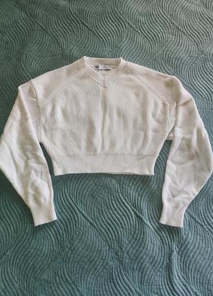 Белый свитер zara, размер s