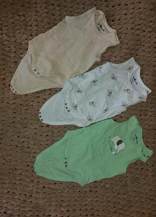 Набор из трех боди, so cute 80 размер